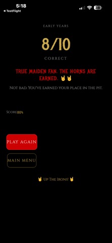 Iron Maiden Trivia screenshot 7