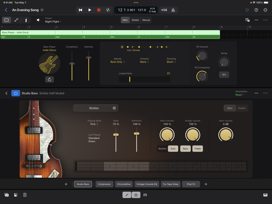 Logic Pro для iPad Screenshots