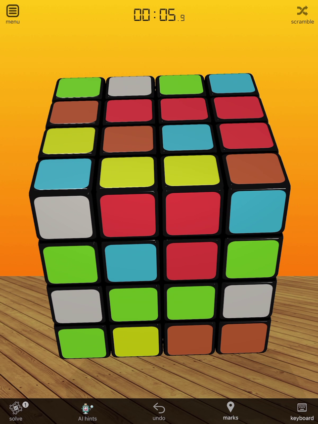 ‎3D Rubik's Cube Solver-skærmbillede