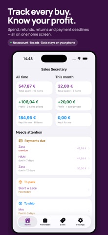 Sales Secretary Screenshot 1 of 10