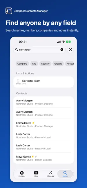 Compact Contacts Manager screenshot 3