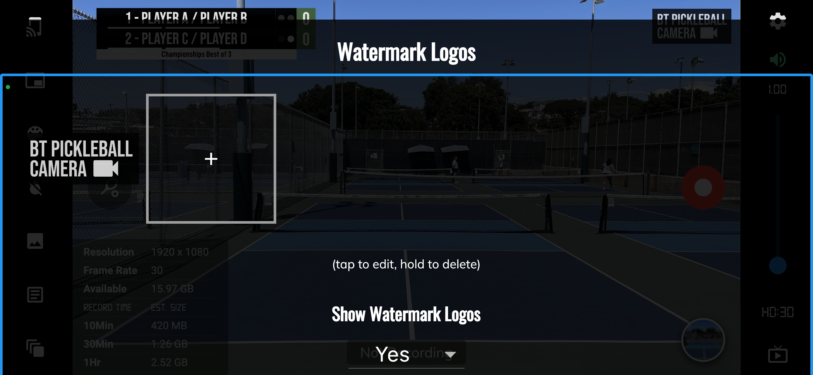 BT Pickleball Camera screenshot 9