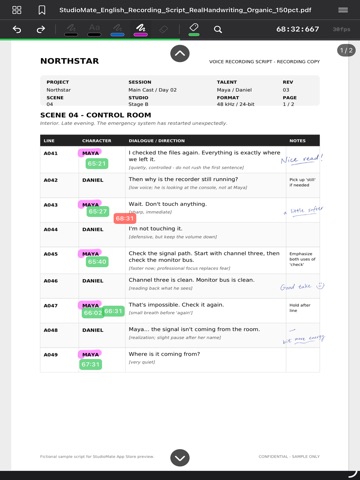 Studio Mate: PDF Timecode