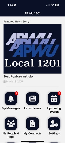 APWU 1201 screenshot