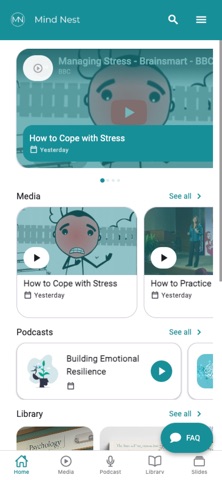 Mind Nest Daily App screenshot