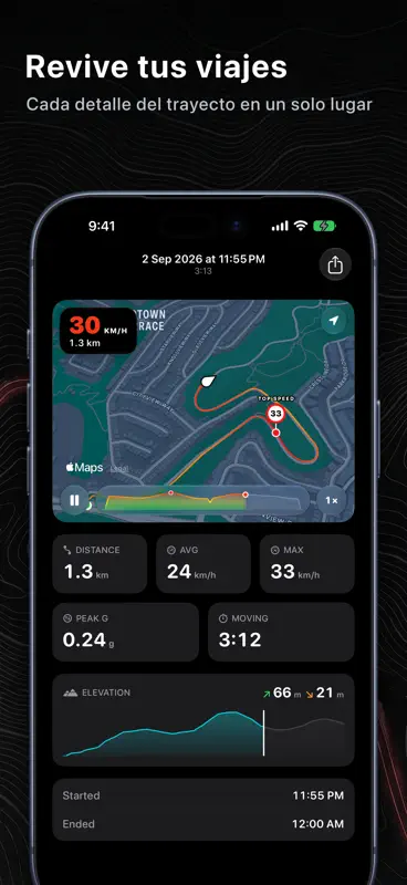 Velocímetro GPS HUD: Speedra screenshot 3 of 6