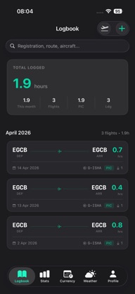 Zulu Aviation - Pilot Logbook screenshot 1