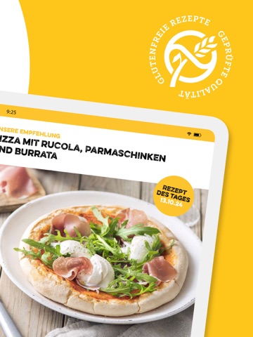 Gluten Free: Rezepte & Magazin iPad screenshot