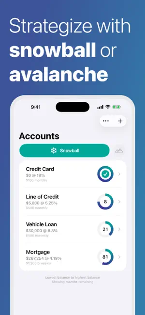 Debt Zero: Snowball Calculator screenshot 4