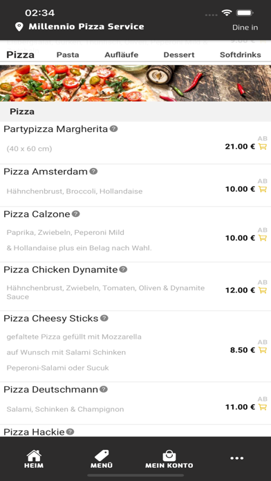 Millennio Pizza Screenshot