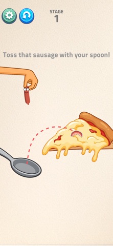 Sausage Flick : Spoon Physics Screenshot 1 of 9