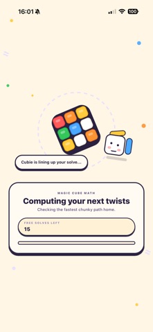 Cubie Solver iPhone screenshot