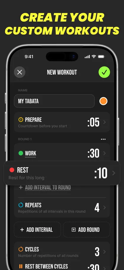 Captura de tela 3 de 5 de Timer Plus - Workouts Timer