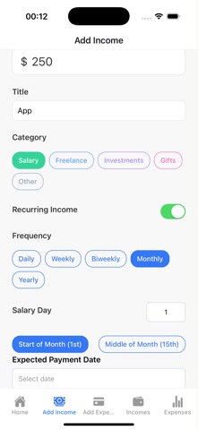 FlowRate: Income Insights screenshot