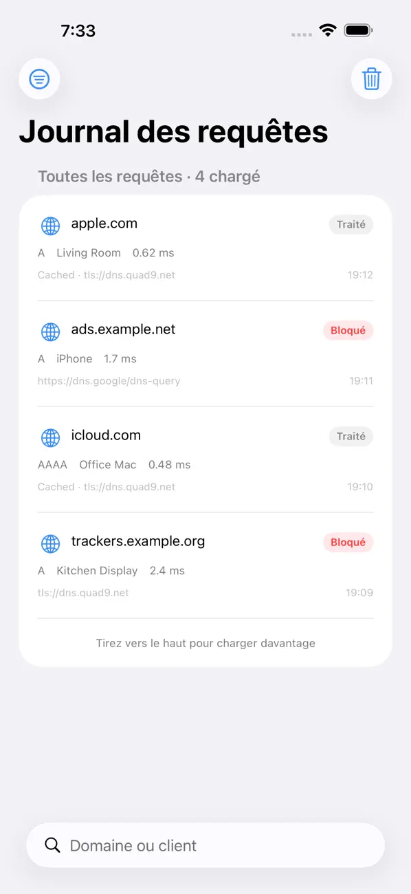 Screenshot #3 pour AdGuard Home Manager