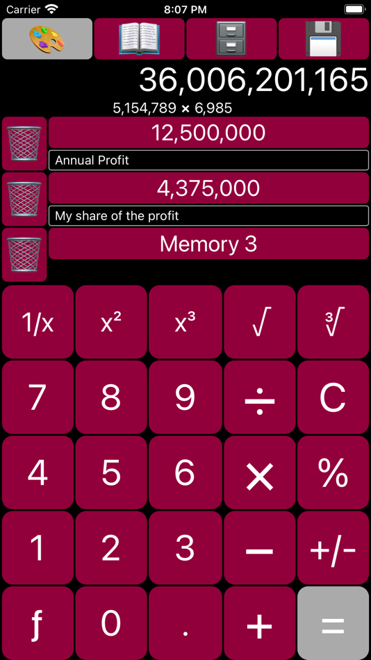 #2. CalcuMem (macOS) 由: Mohamed Asser Reda