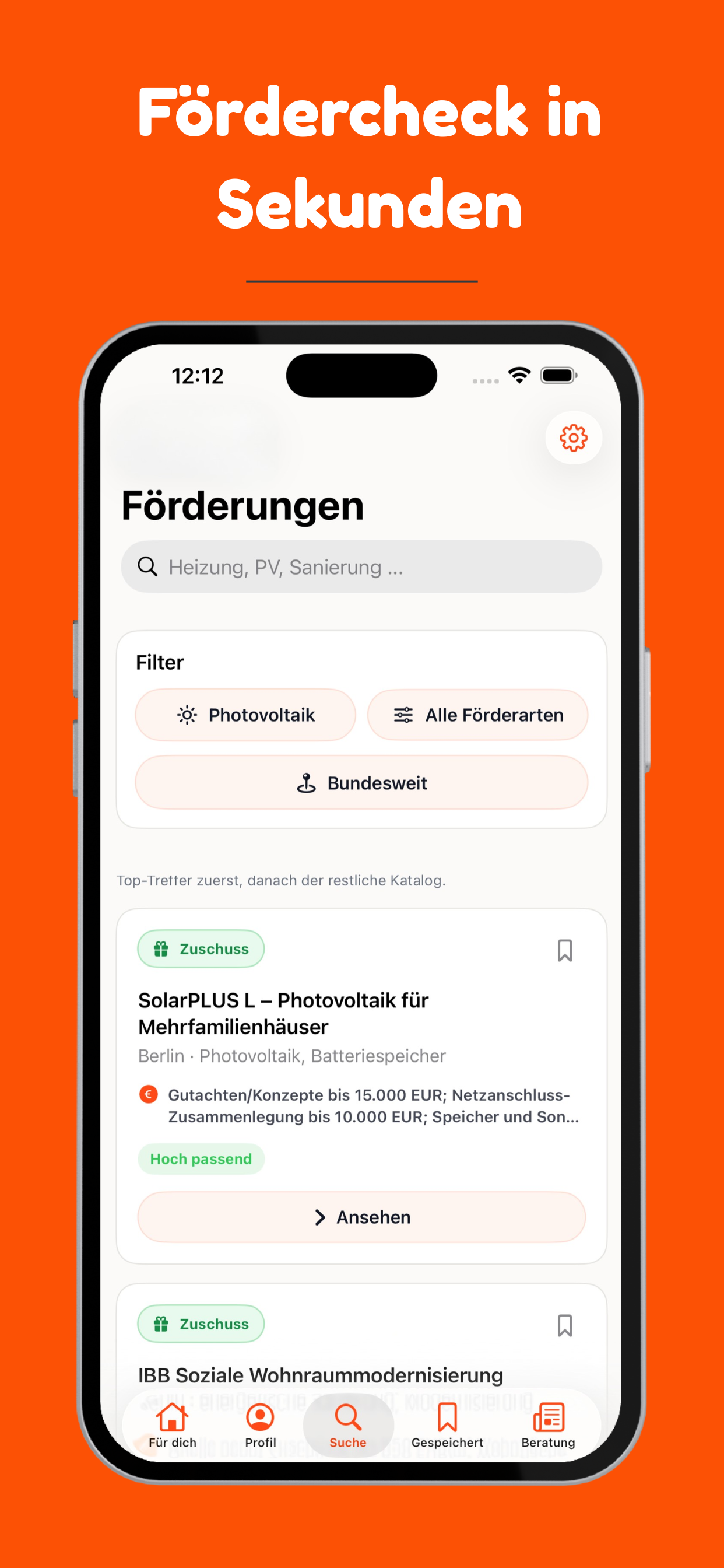 FörderKompass Bau screenshot 4