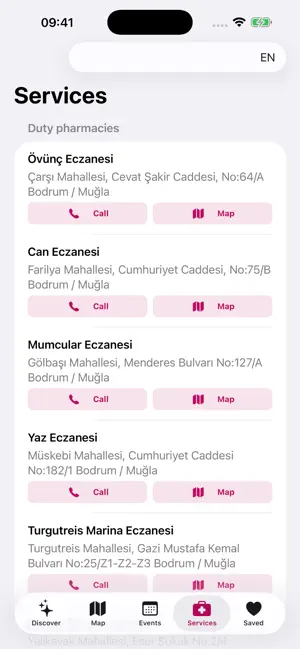 Bodrum App screenshot 3