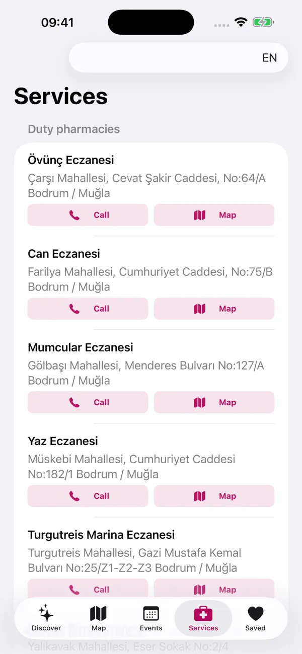Screenshot #3 pour Bodrum App