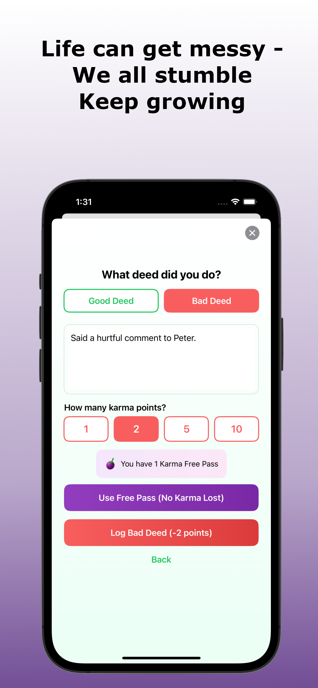 Karma Garden -Daily good deeds