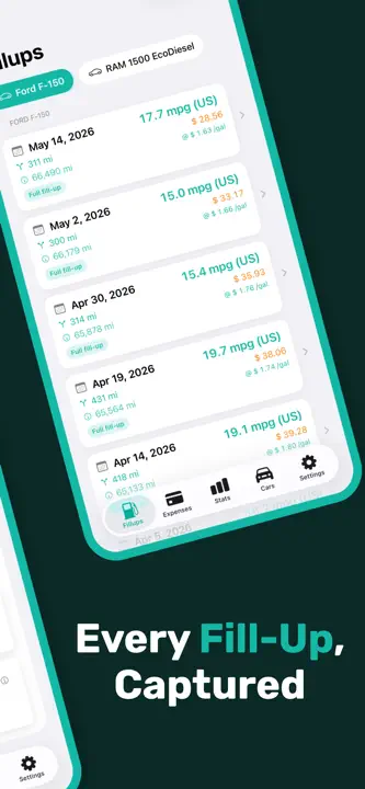 Fuel MPG Calculator: Screenshot 2 von 8
