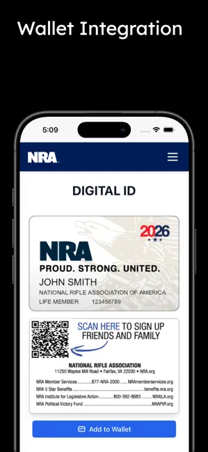 NRA iPhone screenshot 1