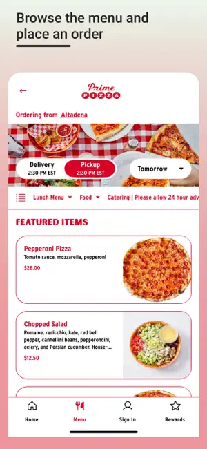 Prime Pizza - Order Online screenshot 2