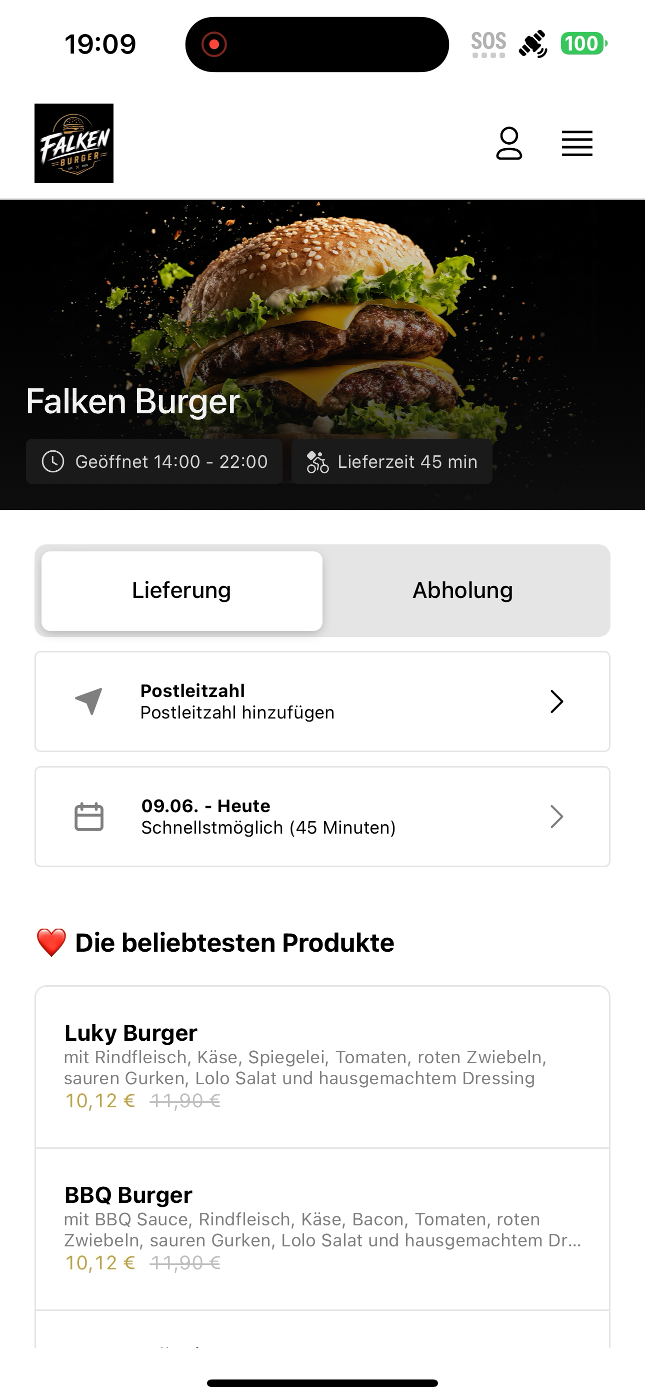 Falken Burger screenshot 3