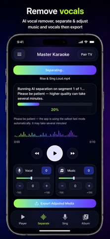 Master Karaoke iPhone screenshot