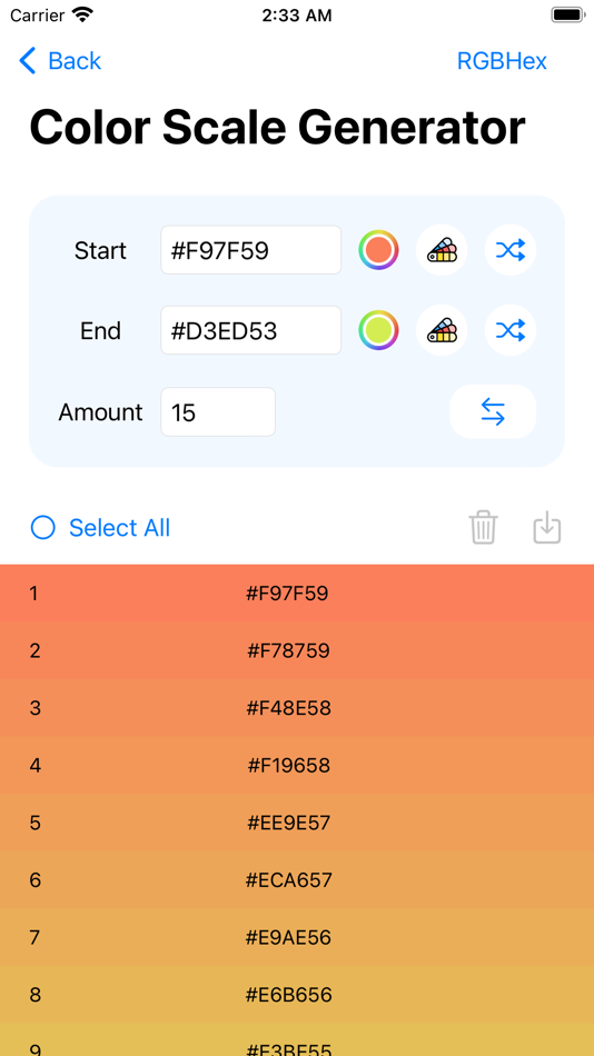 #4. Palette Colors (iOS) 由: 晓航 郑