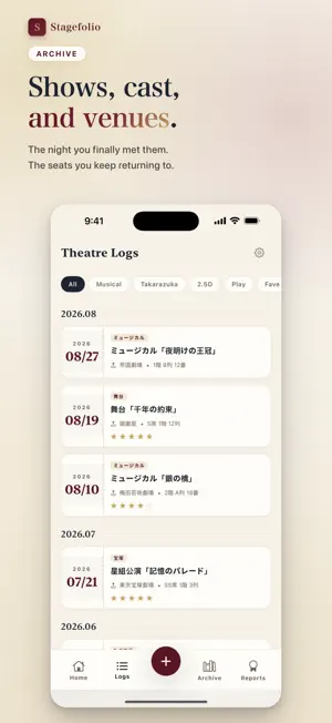Theatre Show Log - Stagefolio screenshot 4
