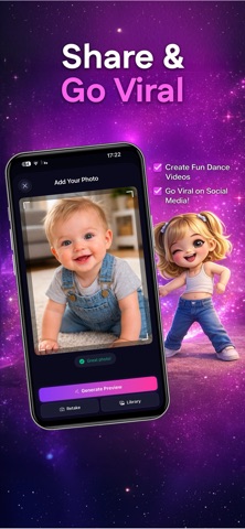 ViralDance AI - Dance Videos iPhone screenshot