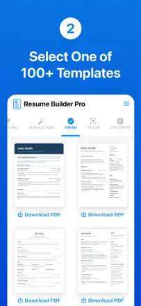 Resume Builder Pro with AI: Screenshot 2 von 3
