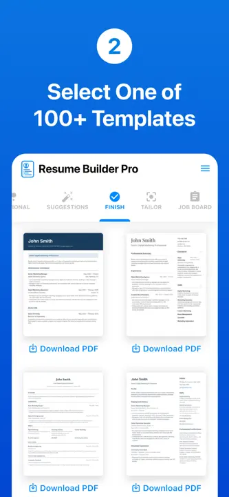 Resume Builder Pro with AI: Screenshot 2 von 3