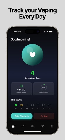 Quit Vaping: Vape Quittr Screenshot 1 of 4