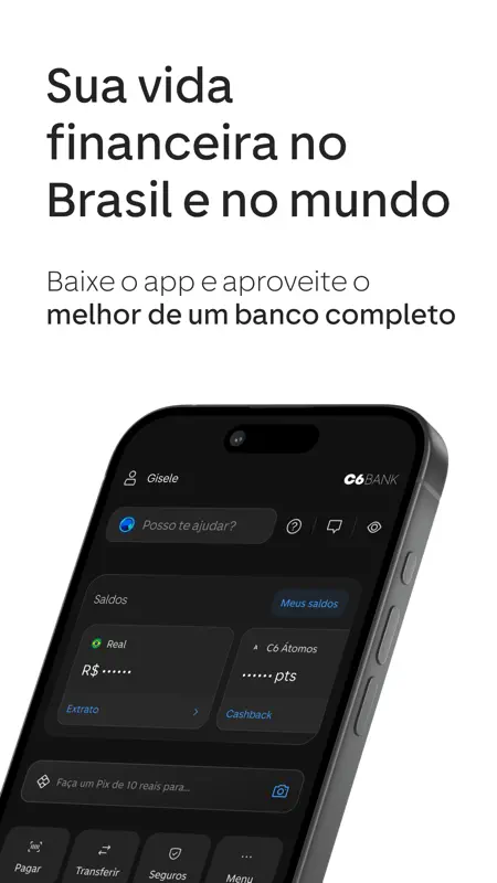 C6 Bank: Cartão, conta e mais! screenshot 1 of 8