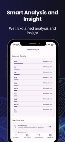 Text Metrics screenshot