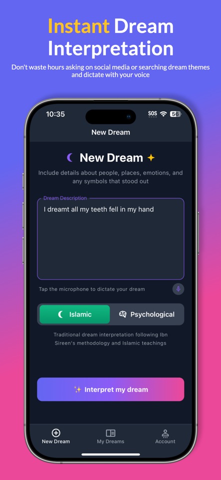 IbnSireen Dream Interpretation screenshot 1