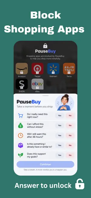 PauseBuy: Stop Impulse Buying screenshot 2