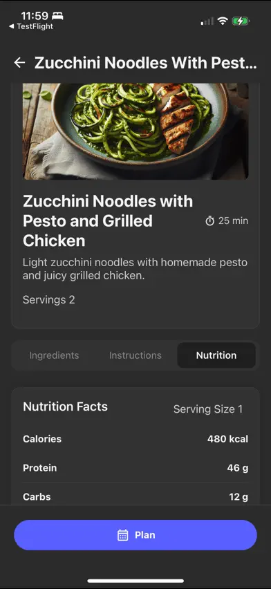 Mealify screenshot 2