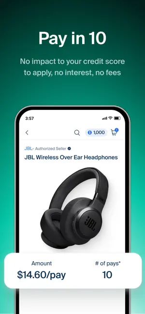 Perpay - Shop and Build Credit iPhone screenshot 2