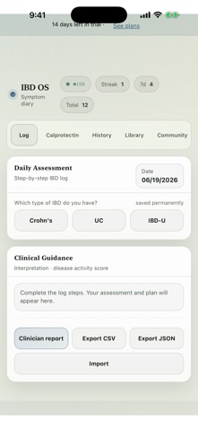 IBD Tracker: Crohn's & Colitis Screenshot 2 of 6