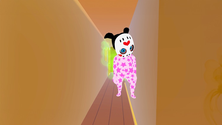 Pink Baby in Haunted House