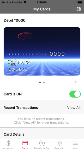 Bank of Easton Mobile Banking Screenshot