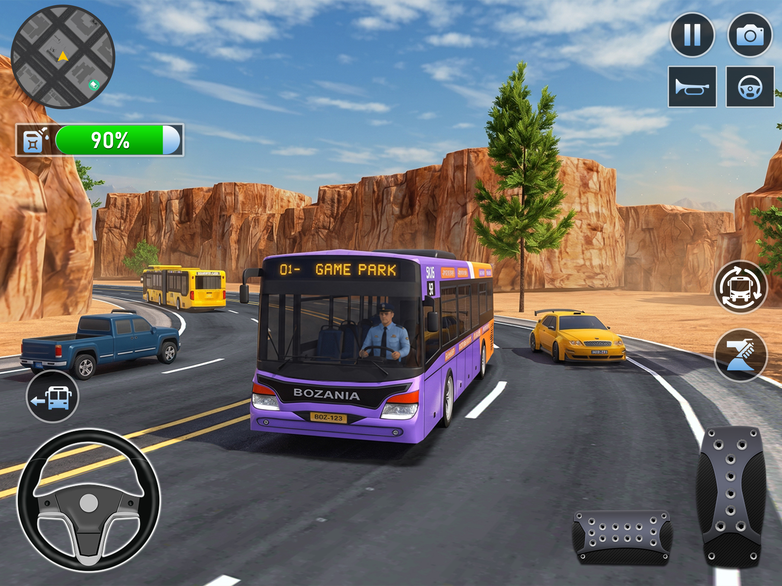 Tourist Passenger Bus Drive