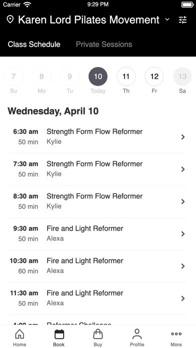 Karen Lord Pilates Movement Screenshot