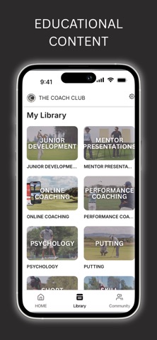 The Coach Club Golf iPhone screenshot