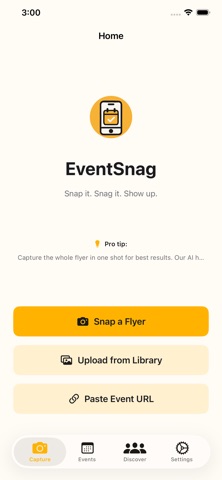 EventSnag screenshot