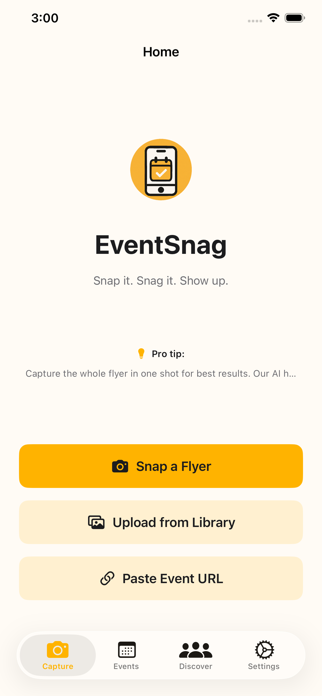 EventSnag Screenshot 1 of 7