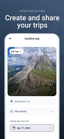 Xplored: Travel Map & Tracker screenshot